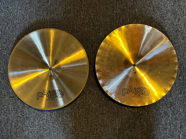 Used Paiste Formula 602 Sound Edge 14" Hi Hats T-832g B-1004g