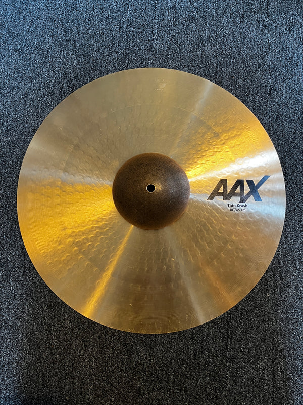 Used Sabian AAX Thin 18" Crash 1308g