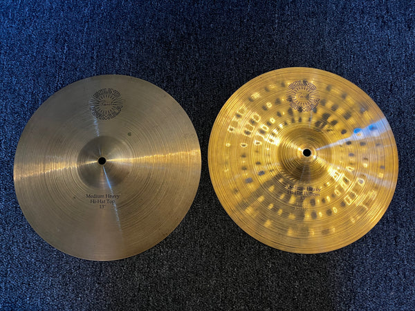 Used Paiste Sound Formula Medium Heavy 13" Hi Hats T-764g B-1164g