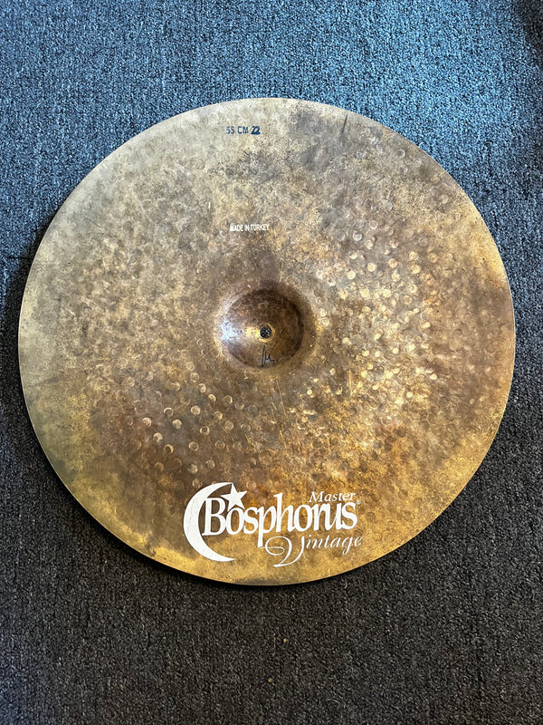 Used Bosphorus Master Vintage 22" Ride 2256g