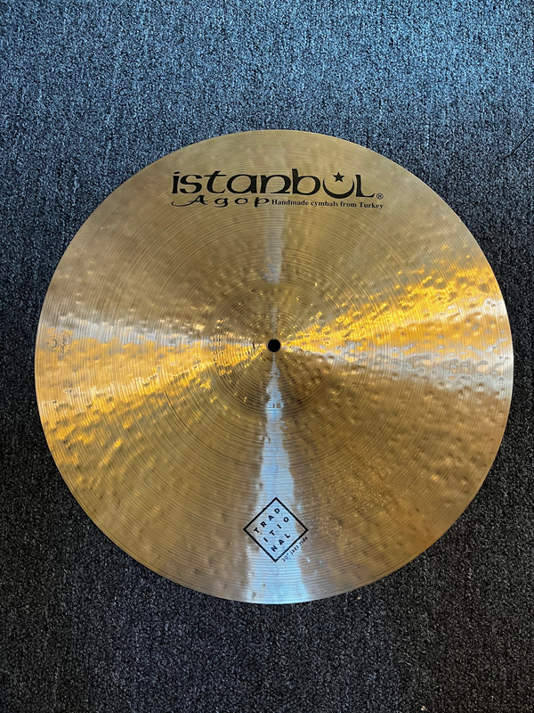 Used Istanbul Agop Traditional Jazz 20" Ride 1662g