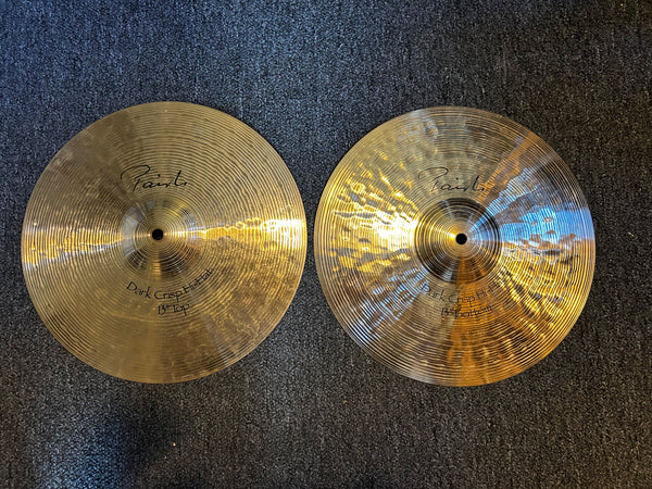 Used Paiste Signature Dark Crisp 13" Hi Hats T-764g B-1288g