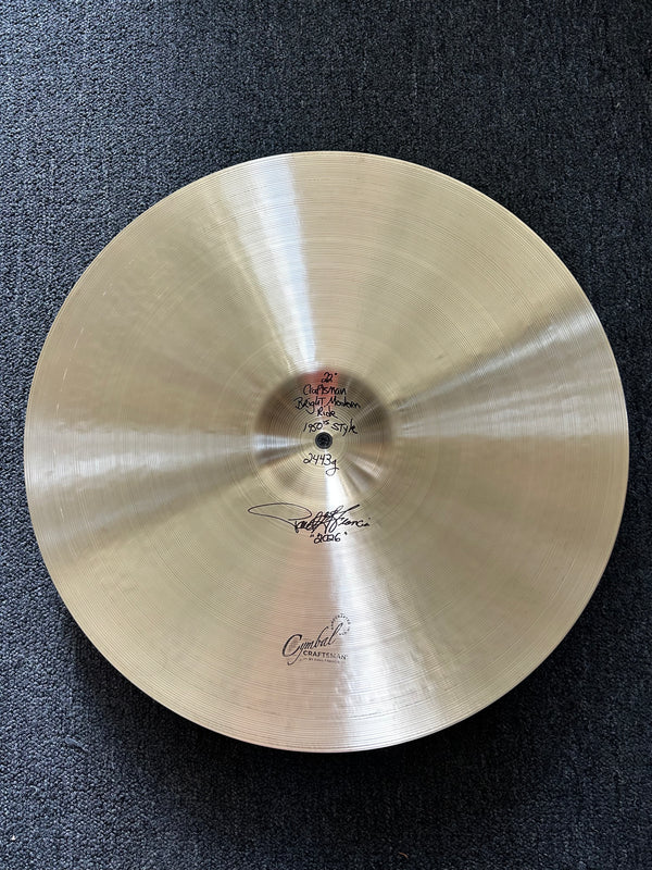 Cymbal Craftsman Bright Modern 50's A Style 22" Ride 2443g