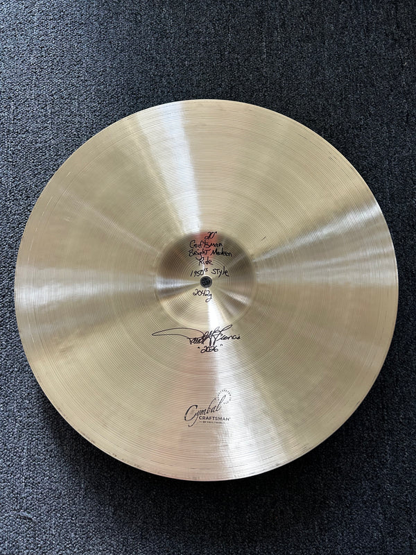 Cymbal Craftsman Bright Modern 50's A Style 20" Ride 2042g