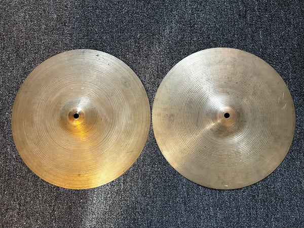 Used Zildjian 60's New Beat 14" Hi Hats T-912g B-1322g