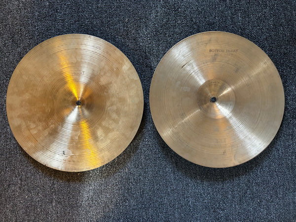 Used Zildjian 60's New Beat 14" Hi Hats T-912g B-1322g