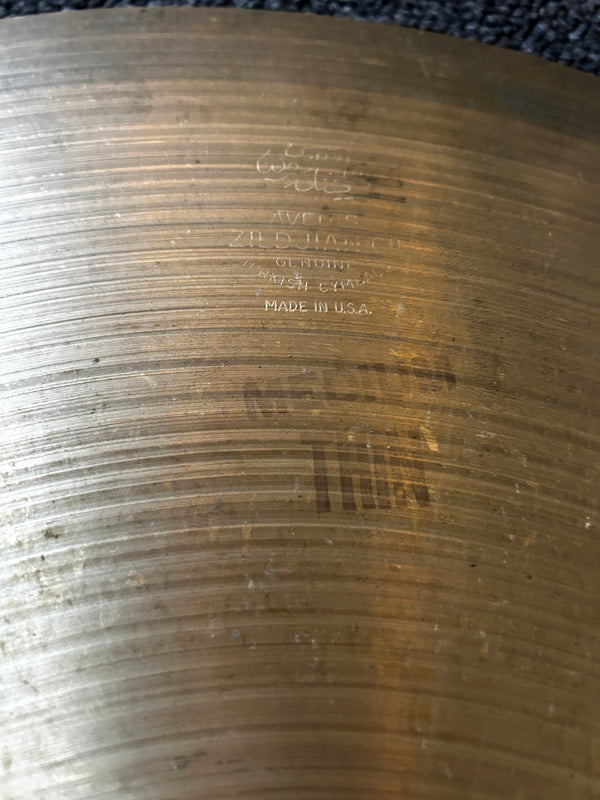 Used Zildjian A Medium Thin 60's 22" Ride 2728g