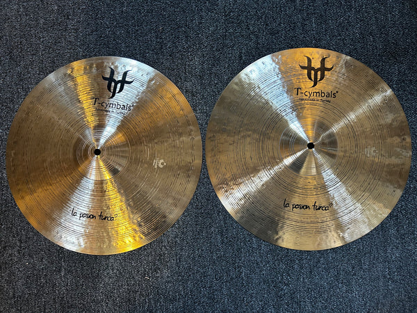 Used T-Cymbals La Pasion Turca 16" Hi Hats T-1174g B-1404g