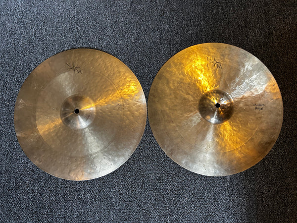 Used Nicky Moon Modern Angel 15" Hi Hats T-1017g B-1215g