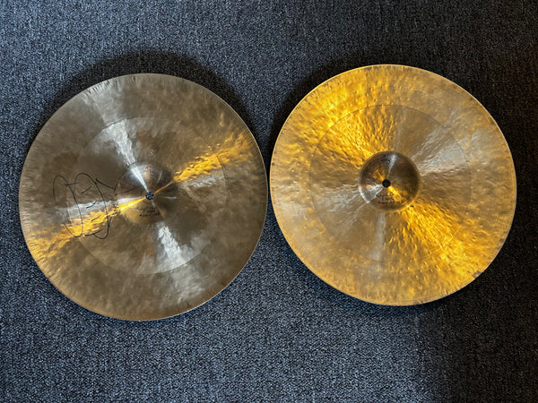 Used Nicky Moon Modern Angel 15" Hi Hats T-1017g B-1215g