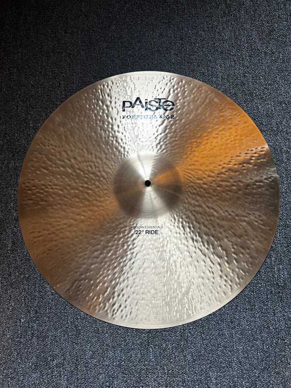 Used Paiste Modern Essentials Formula 602 22" Ride 3076g