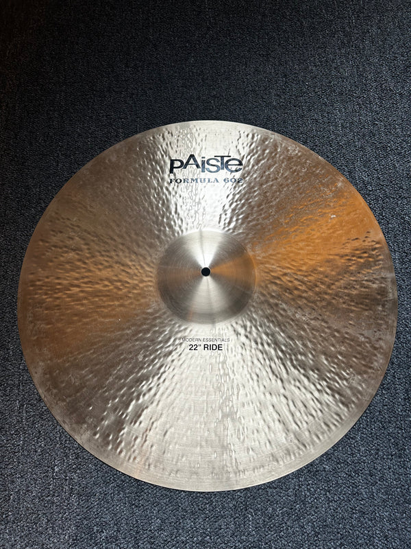 Used Paiste Modern Essentials Formula 602 22" Ride 3054g