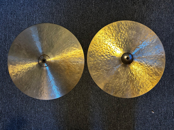 Used Quijano O.A.K. BBB 15" Hi Hats T-1189g B-1383g