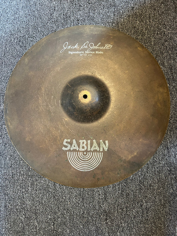 Used Sabian Signature Jack Dejohnette Signature 20" Ride 2532g