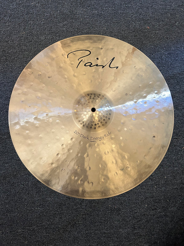 Used Paiste Signature Dark Energy MK II 20" Ride 2326g