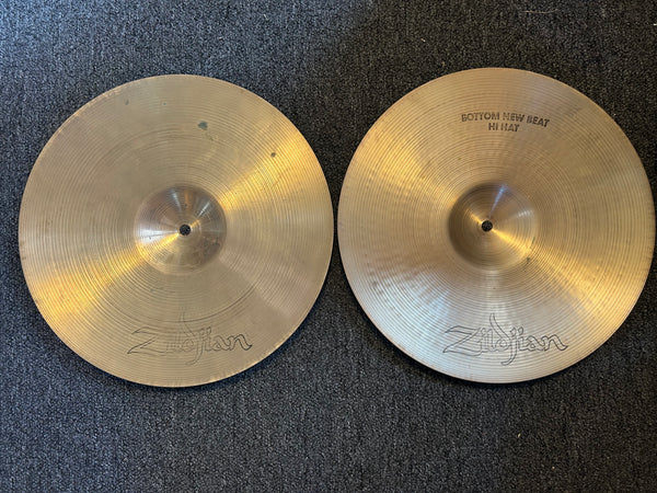 Used Zildjian New Beat 14" Hi Hats T-1072g B-1502g