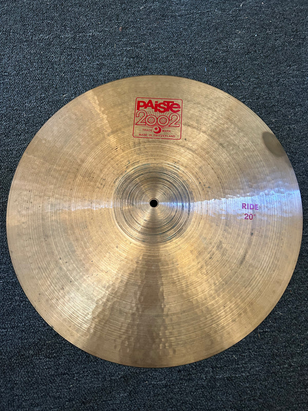 Used Paiste 2002 20" Ride 2444g