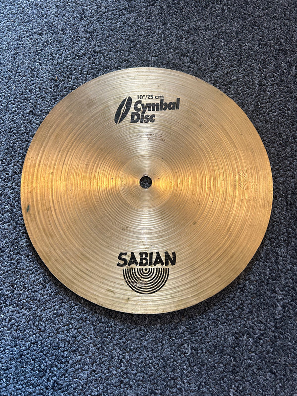 Used Sabian Cymbal Disc 10"