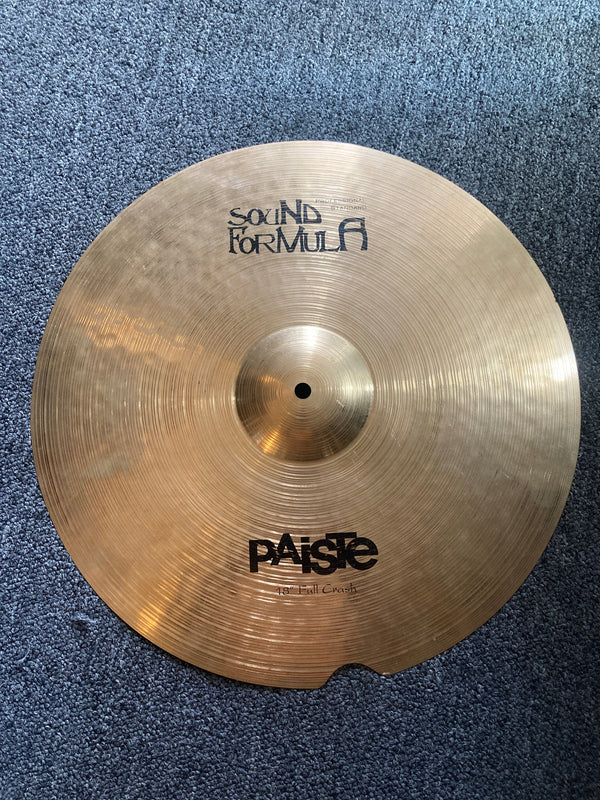 Used Paiste Sound Formula Full 18" Crash 1464g