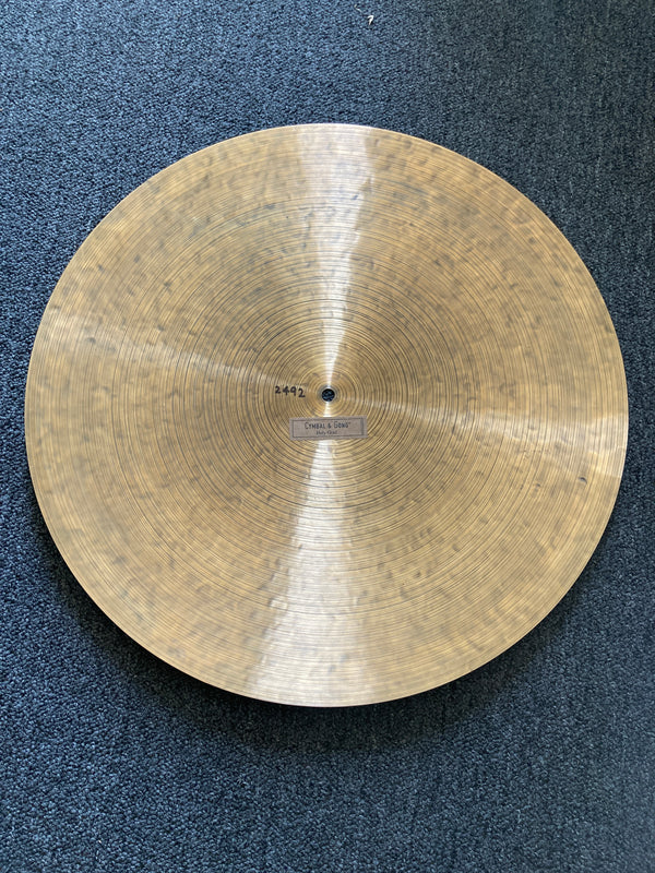 Cymbal & Gong Holy Grail Custom Flat 22" Ride 2492g