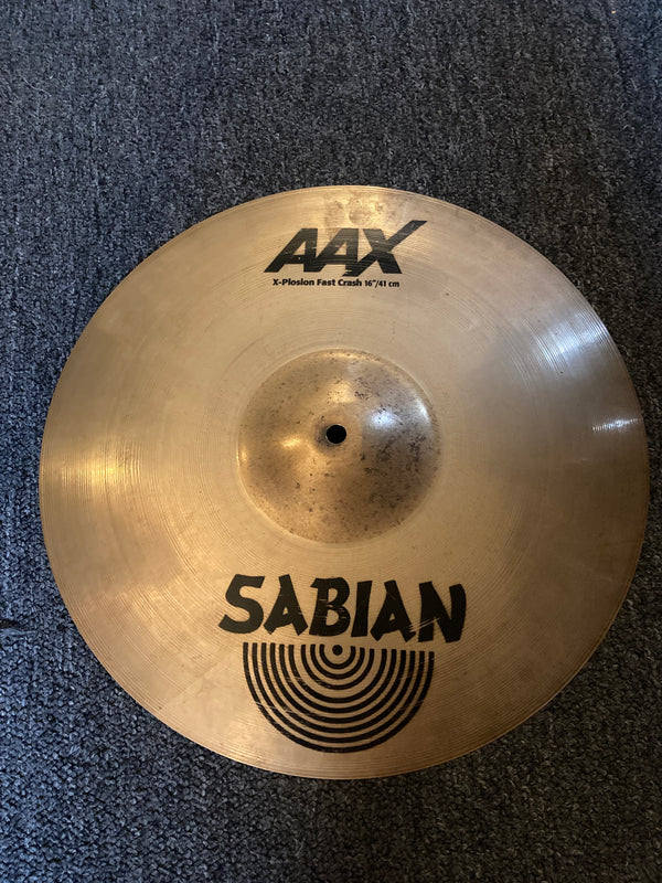Used Sabian AAX X-plosion Fast 16" Crash 862g