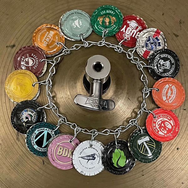 Upcycled Percussion Bottle Cap Ching Ring